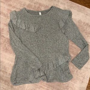 Nordstrom soft ruffle sweater